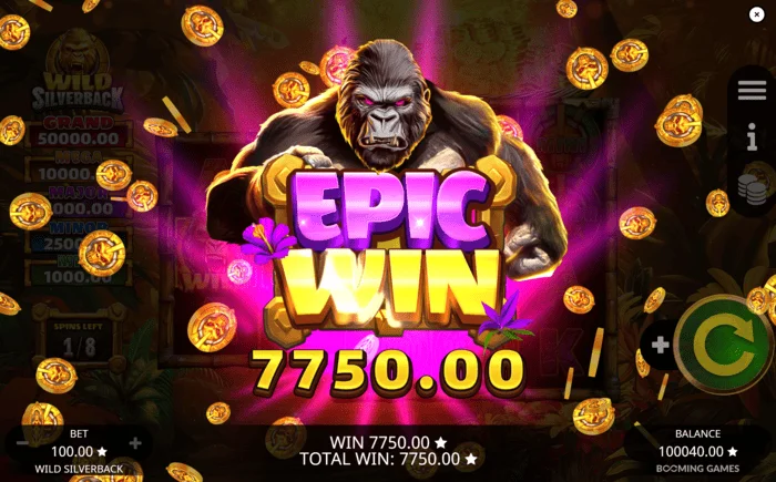 Wild Silverback - Grand Jackpot ile destansı bir kazanç