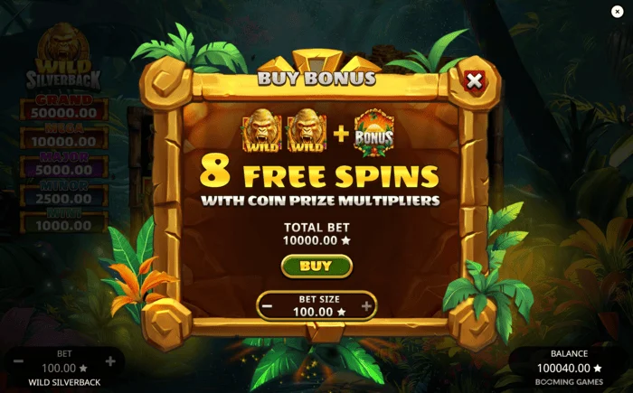 Wild Silverback - Free Spins tetikleniyor